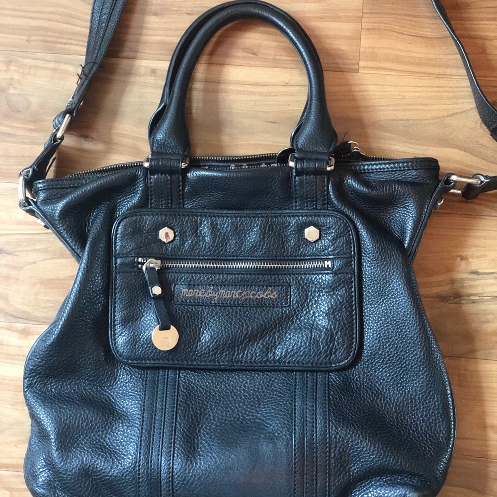Marc by Marc Jacobs Black Leather Satchel Bag